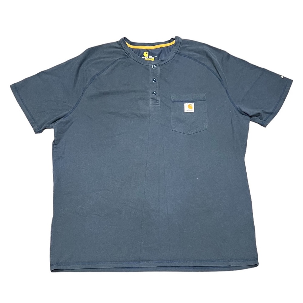 Carhartt Relaxed Fit Henley Shirt 2XL XXL